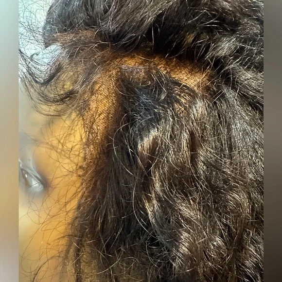 Curly Black Human Hair Wig
